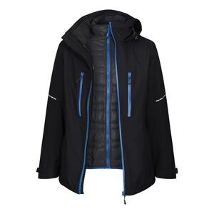 Regatta Professional Mens Jacket / Black/Oxford Blue